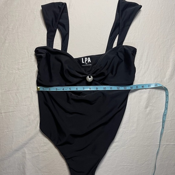 LPA Greta One Piece Large Elegant Black One-Piece Swimsuit - Picture 5 of 6